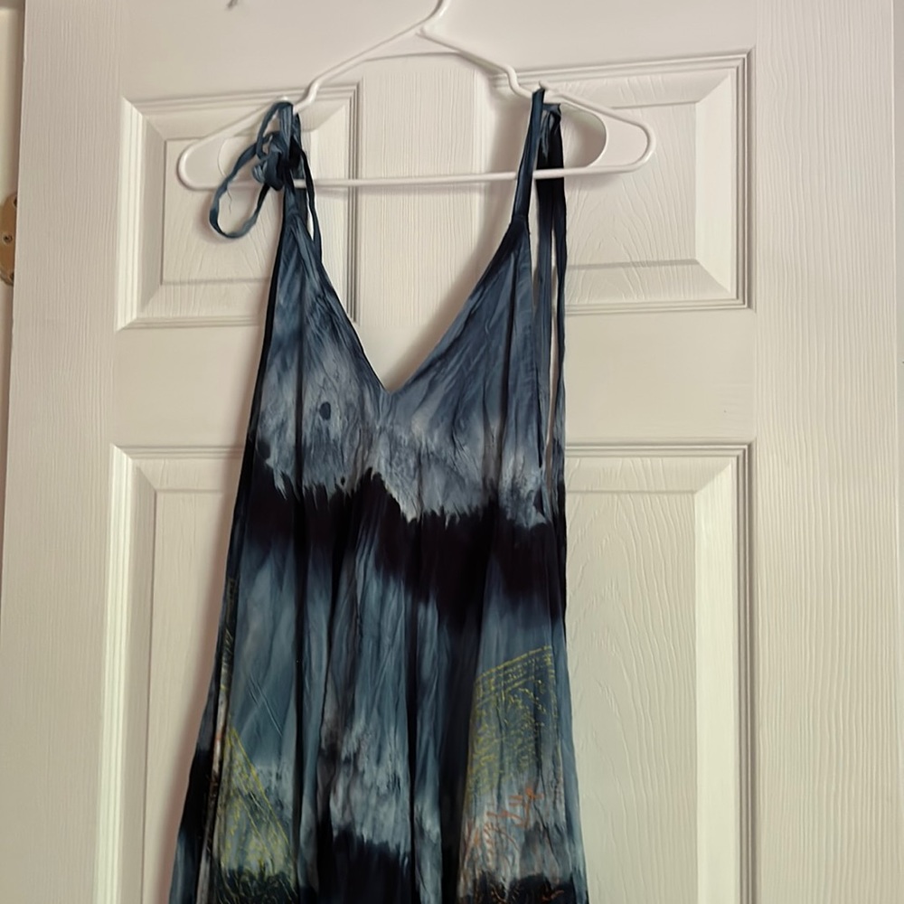 Sacred Threads Tie-Dye Hippie Romper